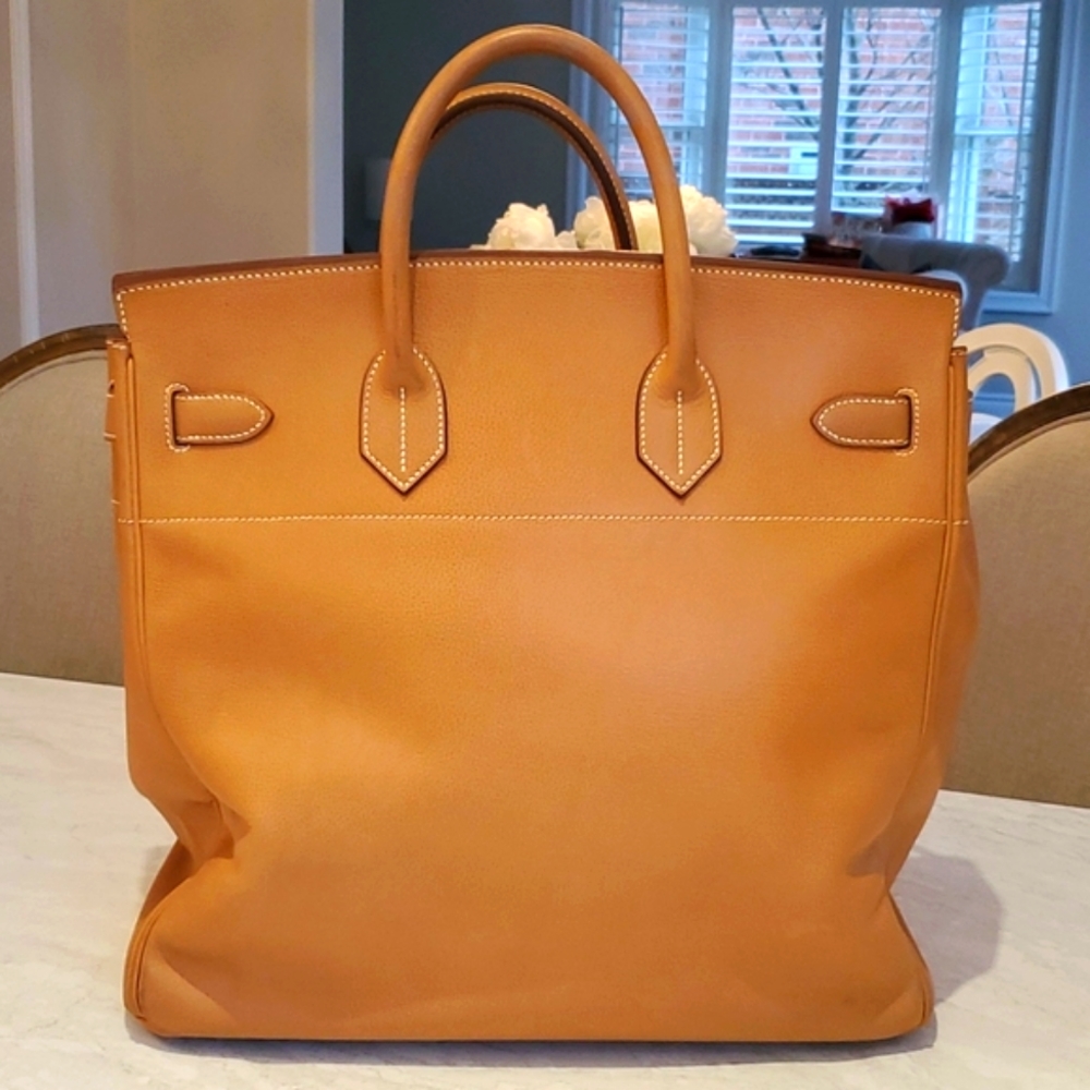 Authentic Rare 2000's Pre Owned Hermes Gold Birkin Bag 40cm - Picture 3 of 7